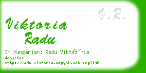 viktoria radu business card